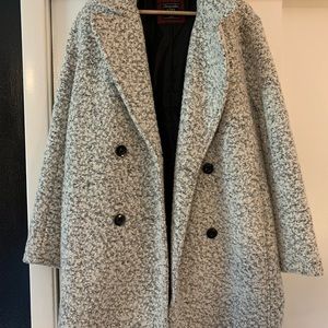 Women’s Abercrombie wool blend dad coat